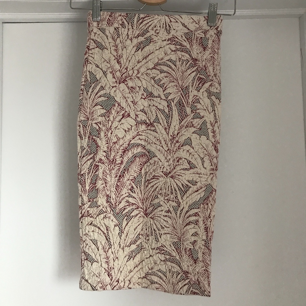 As NEW, ZARA Stretch Pencil Midi-Skirt size S/4
